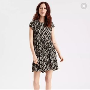 NWT American Eagle Babydoll Foral Swing Dress